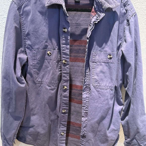 BDG Men's Purple Shirt Jacket - Picture 2 of 4